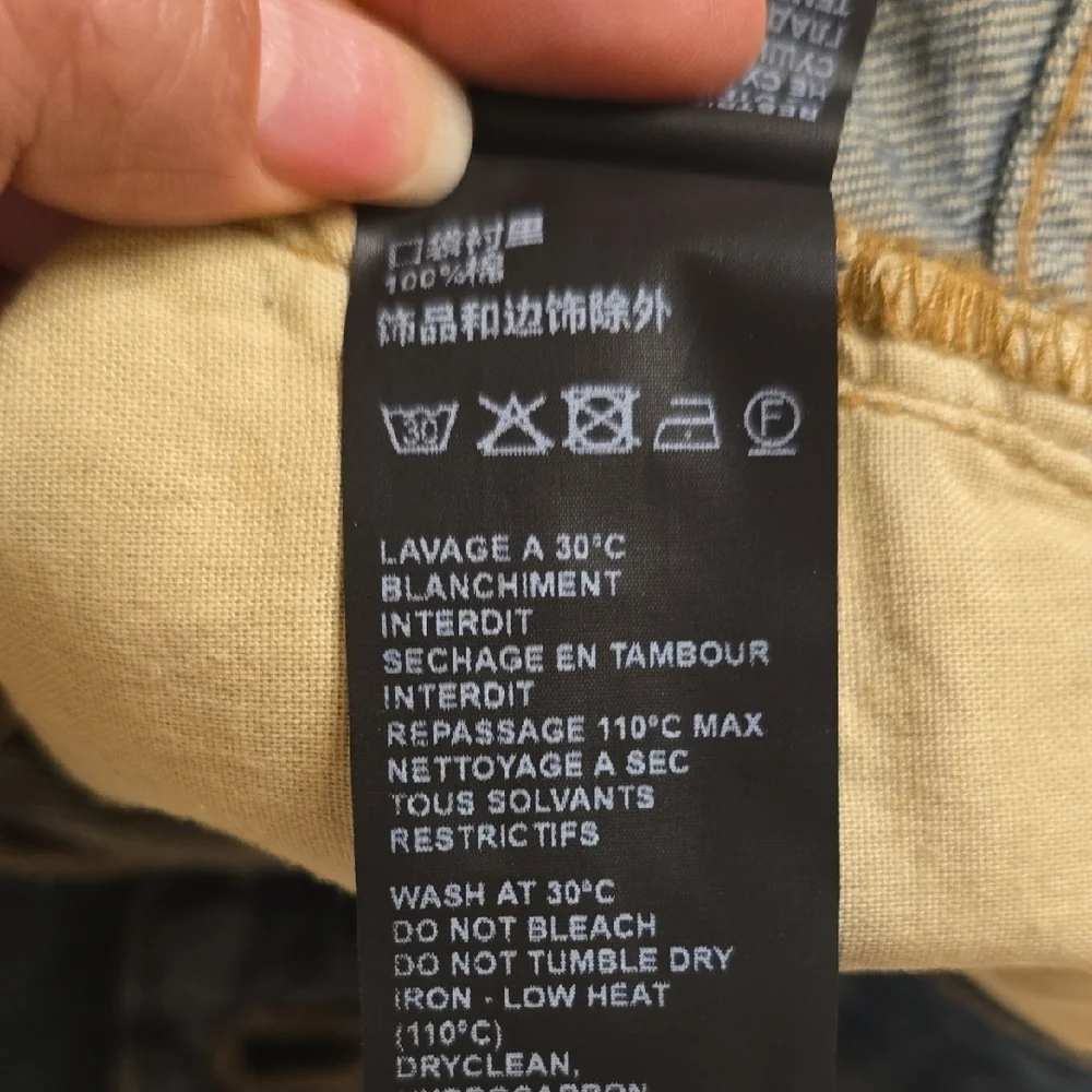 The Kooples Blue Straight Men Jeans See Mesurements